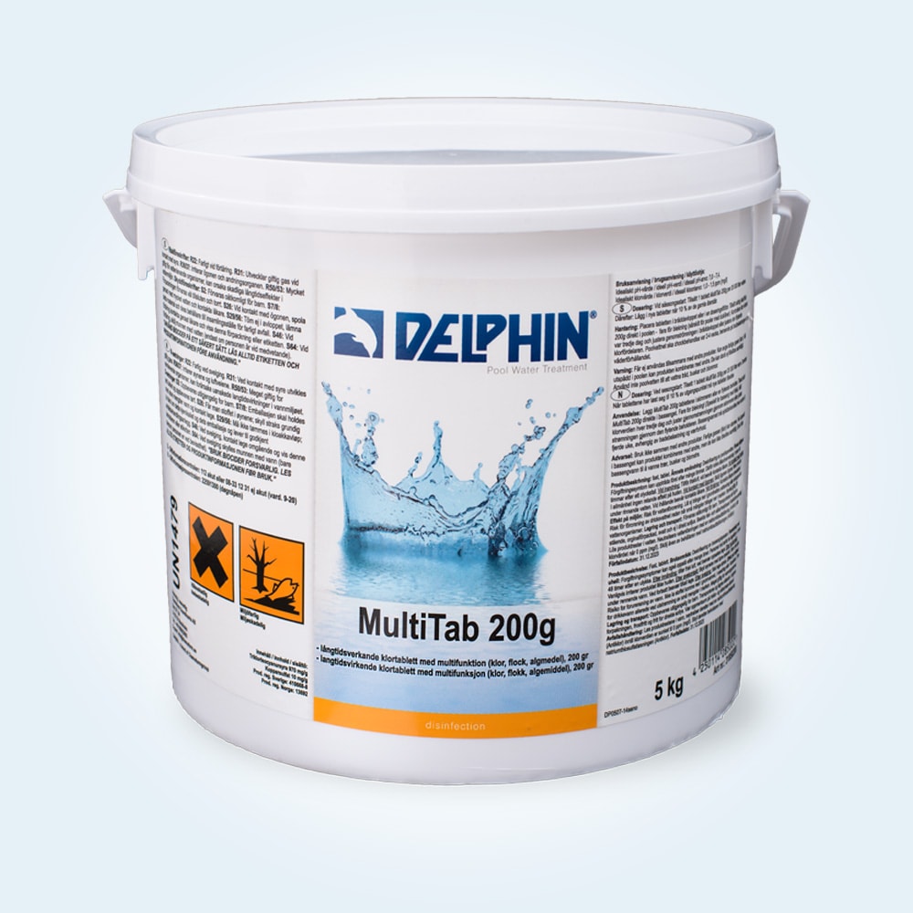 Veckoklor Delphin Multitab, 5Kg Veckoklor Delphin Multitab, 5Kg